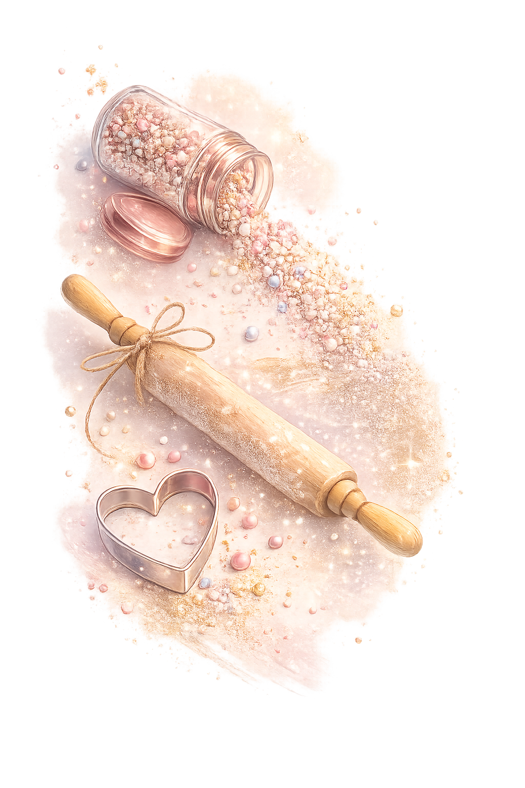 Baking elements floating